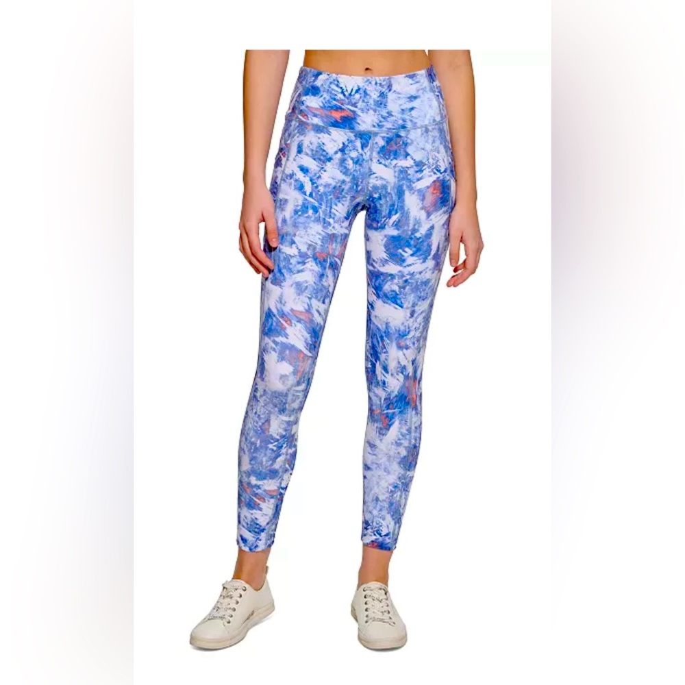 Calvin Klein Performance - Printed High-Rise 7/8 Leggings
